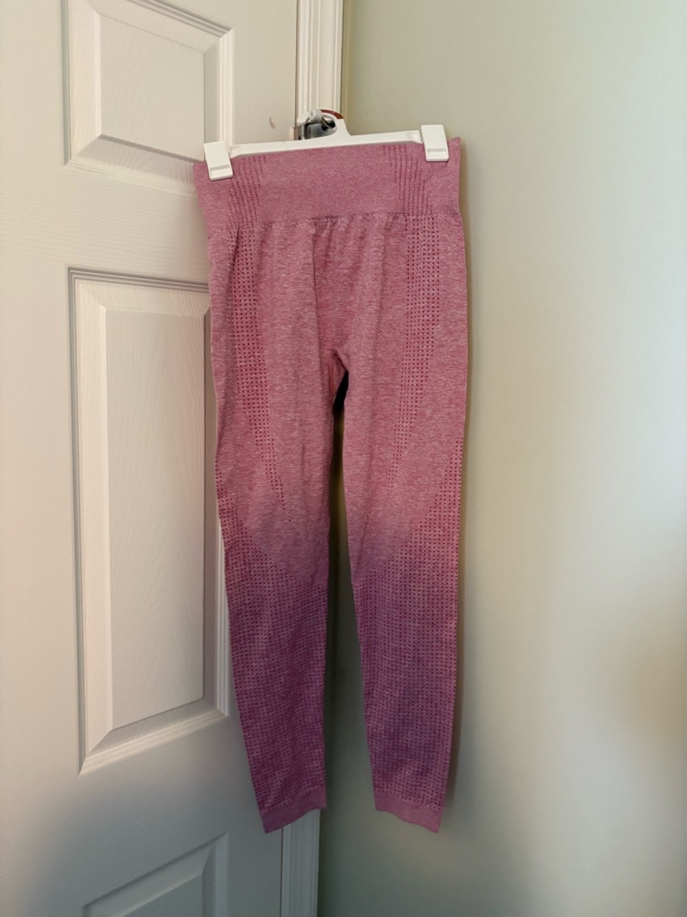 Pink athletic leggings
